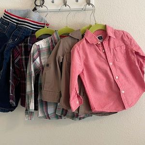 Baby boy (12-18 mth) pack (4 shirts + 1 jean)